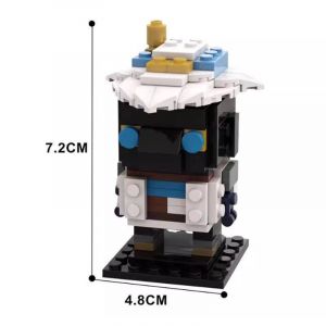 Конструктор Valorant Валорант - Сайфер (инструкция по QR упаковка пакет)