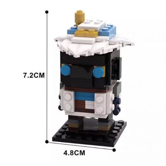 Конструктор Valorant Валорант - Сайфер (инструкция по QR упаковка пакет)