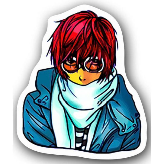 Деревянный светящийся значок АНИМЕ 12-27