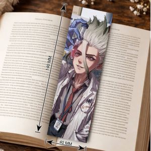 Закладка 4х14см Доктор Стоун 3