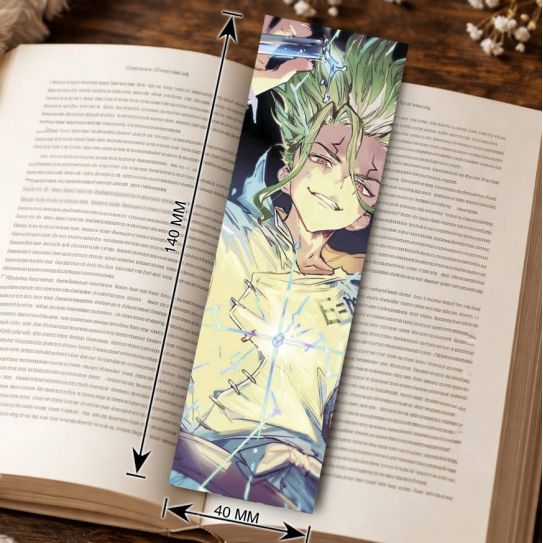 Закладка 4х14см Доктор Стоун 5