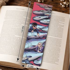 Закладка 4х14см Золотое божество 2