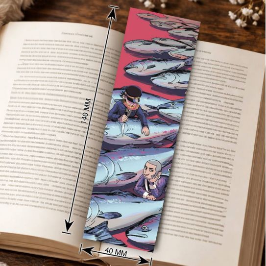 Закладка 4х14см Золотое божество 2