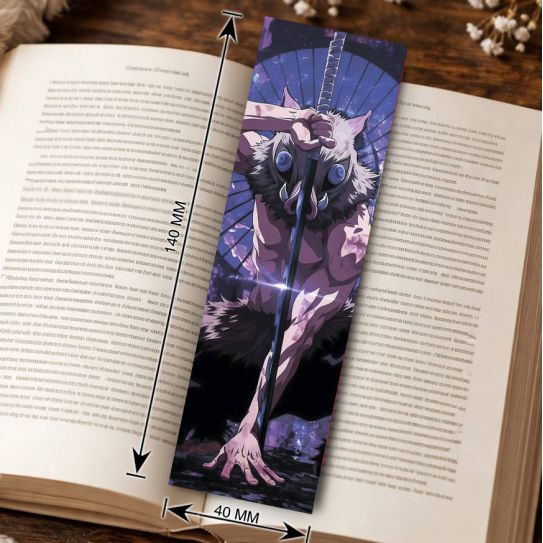 Закладка 4х14см Клинок рассекающий демонов 2