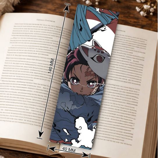 Закладка 4х14см Клинок рассекающий демонов 5