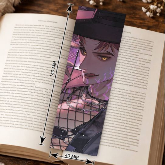Закладка 4х14см K-POP Охотницы на демонов 7