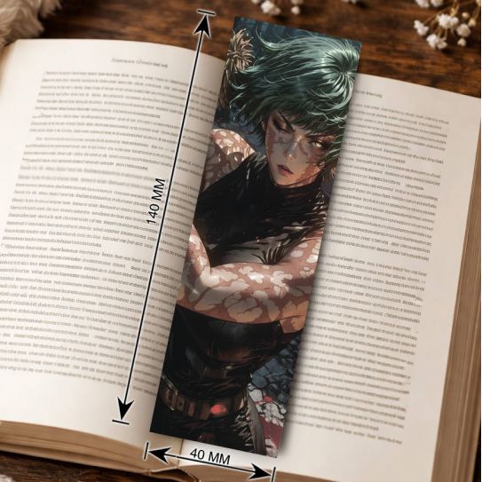 Закладка 4х14см Магическая битва 2