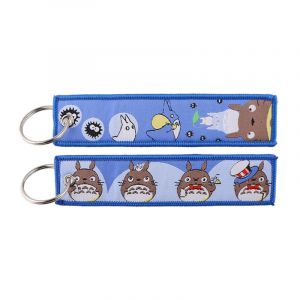 Брелок тканевый с кольцом Мой сосед Тоторо 45