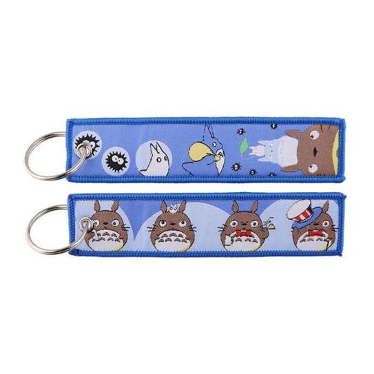 Брелок тканевый с кольцом Мой сосед Тоторо 45