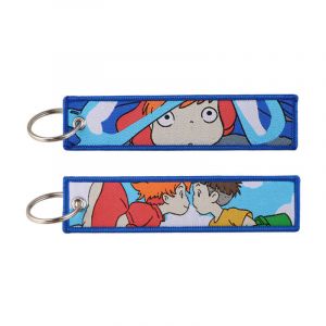 Брелок тканевый с кольцом Рыбка поньо на Утёсе 46