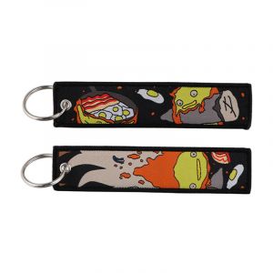 Брелок тканевый с кольцом Ходячий замок 47