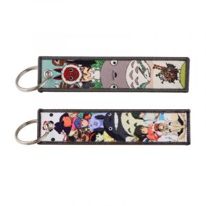 Брелок тканевый с кольцом Хаяо Миядзаки 48