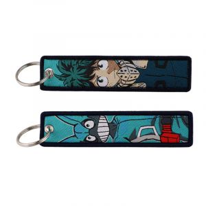 Брелок тканевый с кольцом Моя геройская академия 49