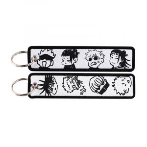 Брелок тканевый с кольцом Магическая битва 54