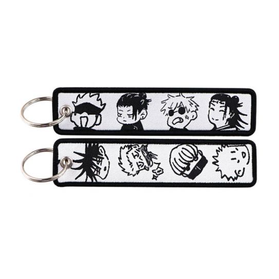 Брелок тканевый с кольцом Магическая битва 54