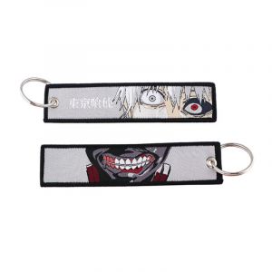 Брелок тканевый с кольцом Токийский гуль 62