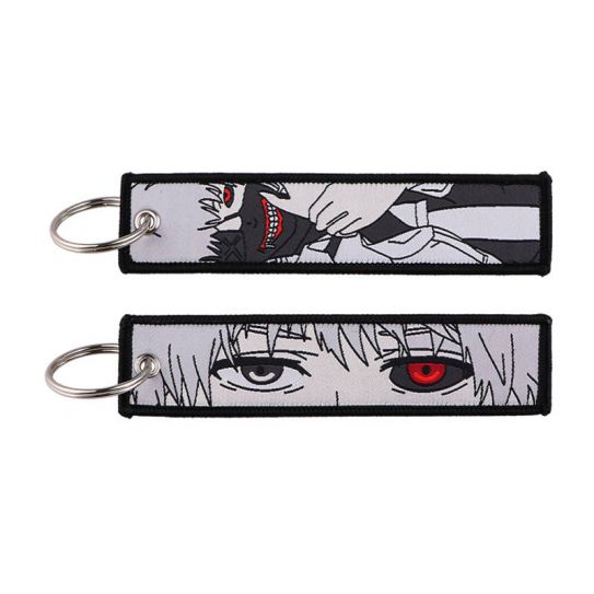 Брелок тканевый с кольцом Токийский гуль 63