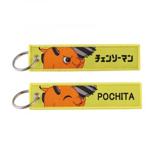 Брелок тканевый с кольцом Человек-бензопила Почито 65