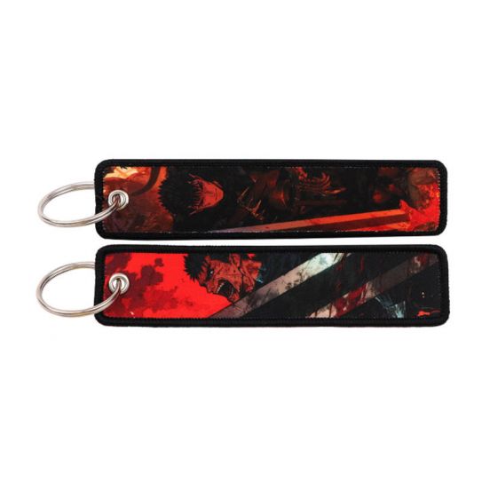 Брелок тканевый с кольцом Берсерк 69