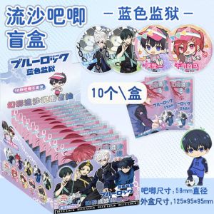 Блок со значками "Сборные" 3D (10шт)-(58мм) Синяя тюрьма