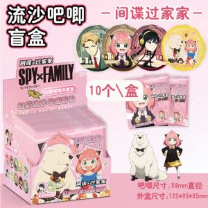 Блок со значками "Сборные" 3D (10шт)-(58мм) Семья шпиона