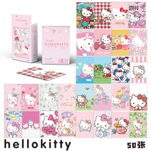 Фотокарточки блок 50шт. Радужная ламинация HelloKitty(2) 203