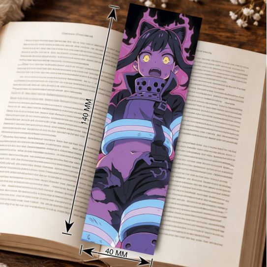 Закладка 4х14см Пламенная бригада пожарных 1