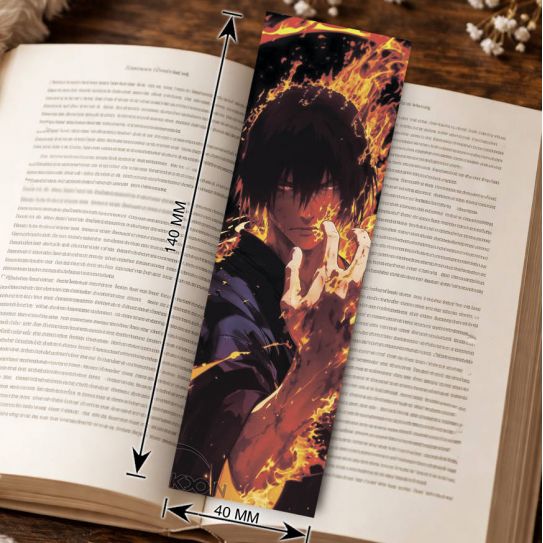 Закладка 4х14см Пламенная бригада пожарных 2