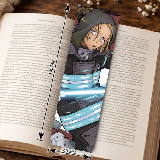 Закладка 4х14см Пламенная бригада пожарных 3