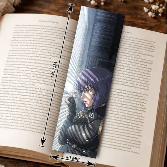 Закладка 4х14см Призрак в доспехах 4