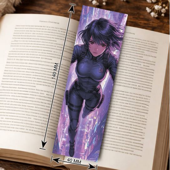 Закладка 4х14см Призрак в доспехах 5