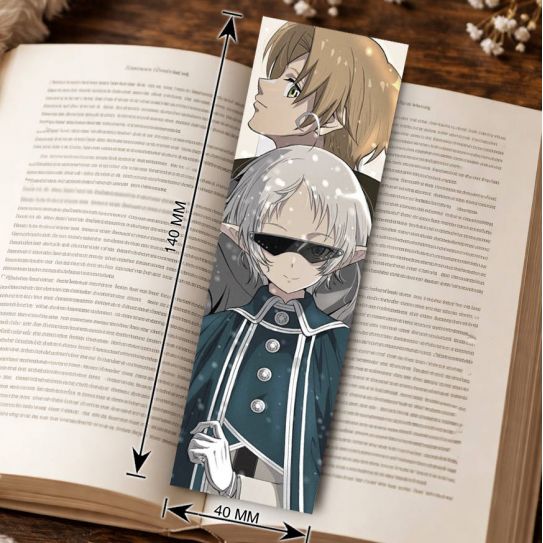 Закладка 4х14см Реинкарнация безработного 1