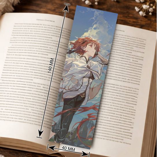 Закладка 4х14см Реинкарнация безработного 2