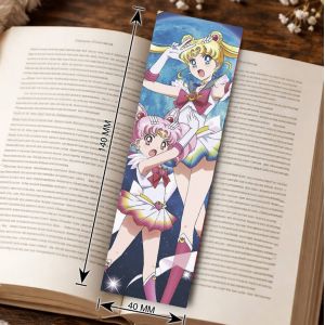 Закладка 4х14см Сейлор мун 3