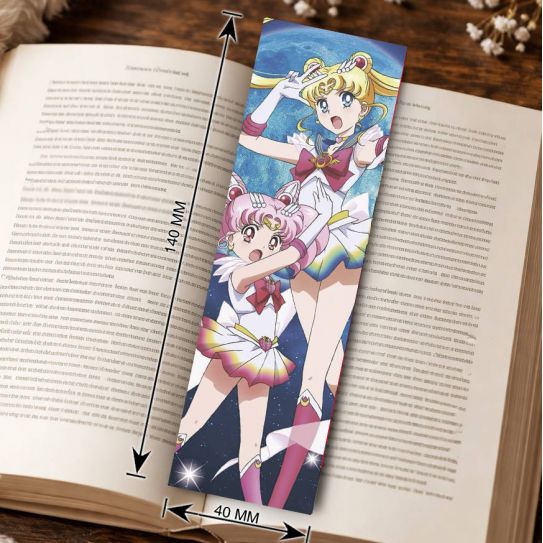 Закладка 4х14см Сейлор мун 3