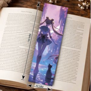 Закладка 4х14см Сейлор мун 5