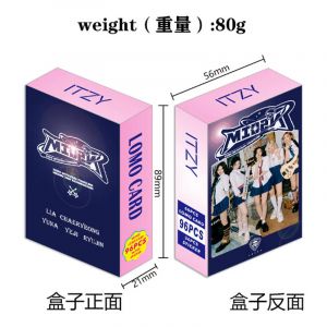 Фотокарточки LOMO CARD K-POP двухст-ие 96 штук (8 на 5 см) 021 ITZY (1)