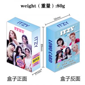 Фотокарточки LOMO CARD K-POP двухст-ие 96 штук (8 на 5 см) 022 ITZY (2)