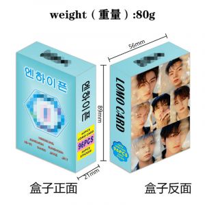 Фотокарточки LOMO CARD K-POP двухст-ие 96 штук (8 на 5 см) 029 ENHYPEN (1)