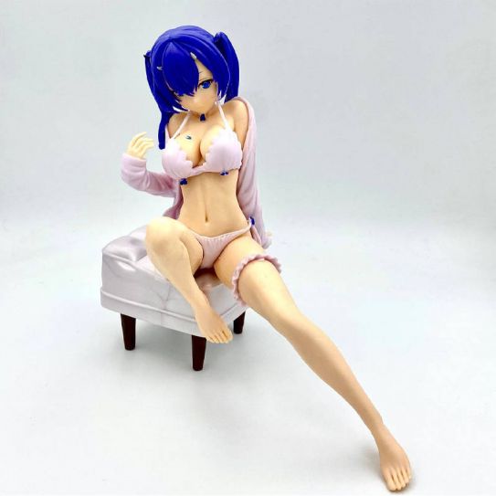 Аниме фигурка Девушка с синими волосами 20 см (18+ ОСТОРОЖНО)