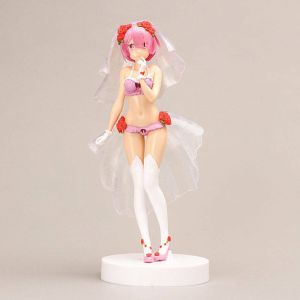 Аниме фигурка РеЗеро Рам в купальнике 22см
