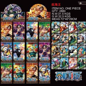 Набор коллекционных-карточек бустеров на ленте  "Ван Пис" 12 бустеров