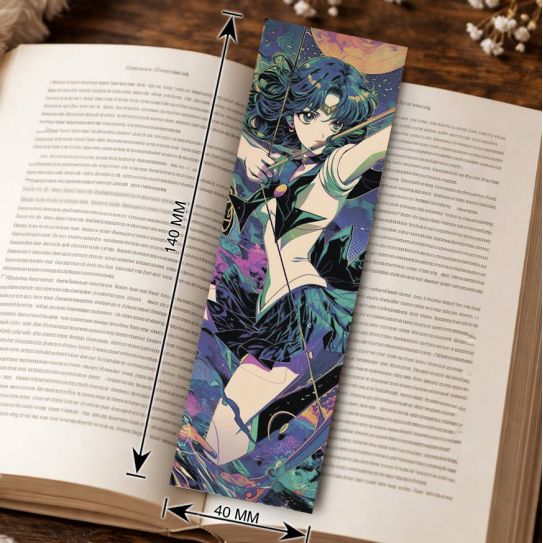 Закладка 4х14см Сейлор мун 6