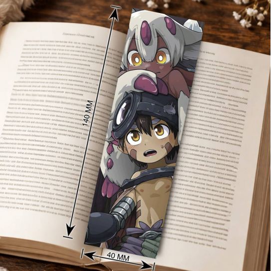 Закладка 4х14см Созданный в бездне 4