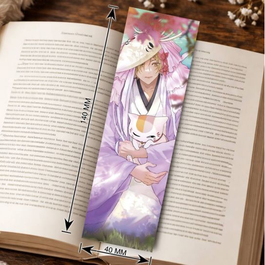 Закладка 4х14см Тетрадь дружбы Нацуме 2