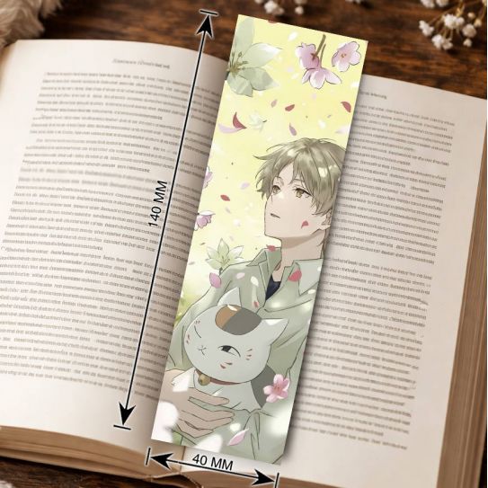 Закладка 4х14см Тетрадь дружбы Нацуме 4