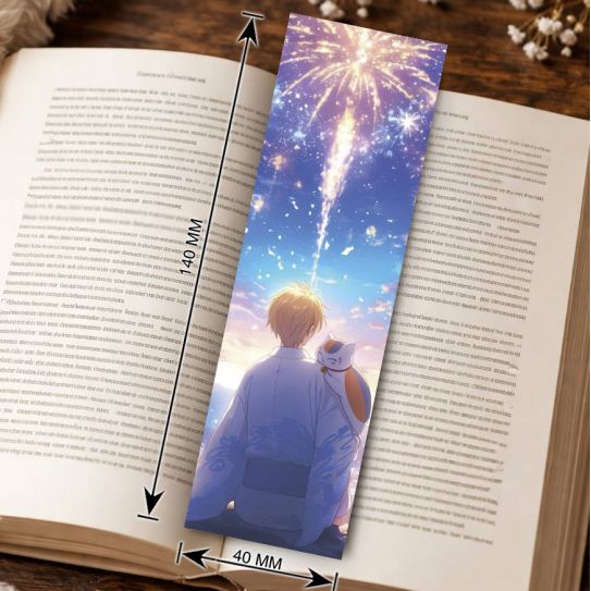 Закладка 4х14см Тетрадь дружбы Нацуме 6