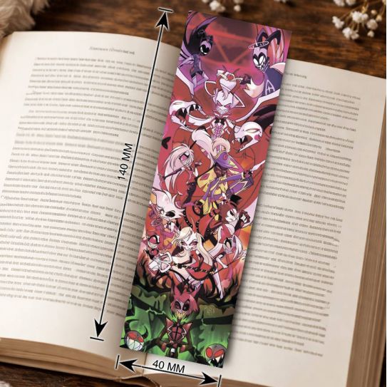 Закладка 4х14см Отель Хазбин 1