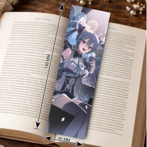 Закладка 4х14см Мику Хацуне 1