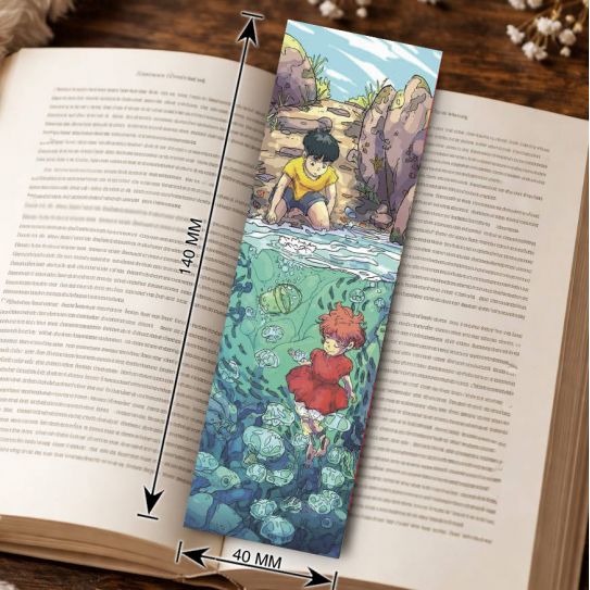 Закладка 4х14см Хайяо Миядзаки 3